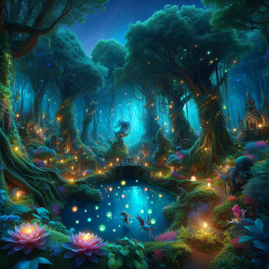 Enchanted Grove: A Mythical Sanctuary