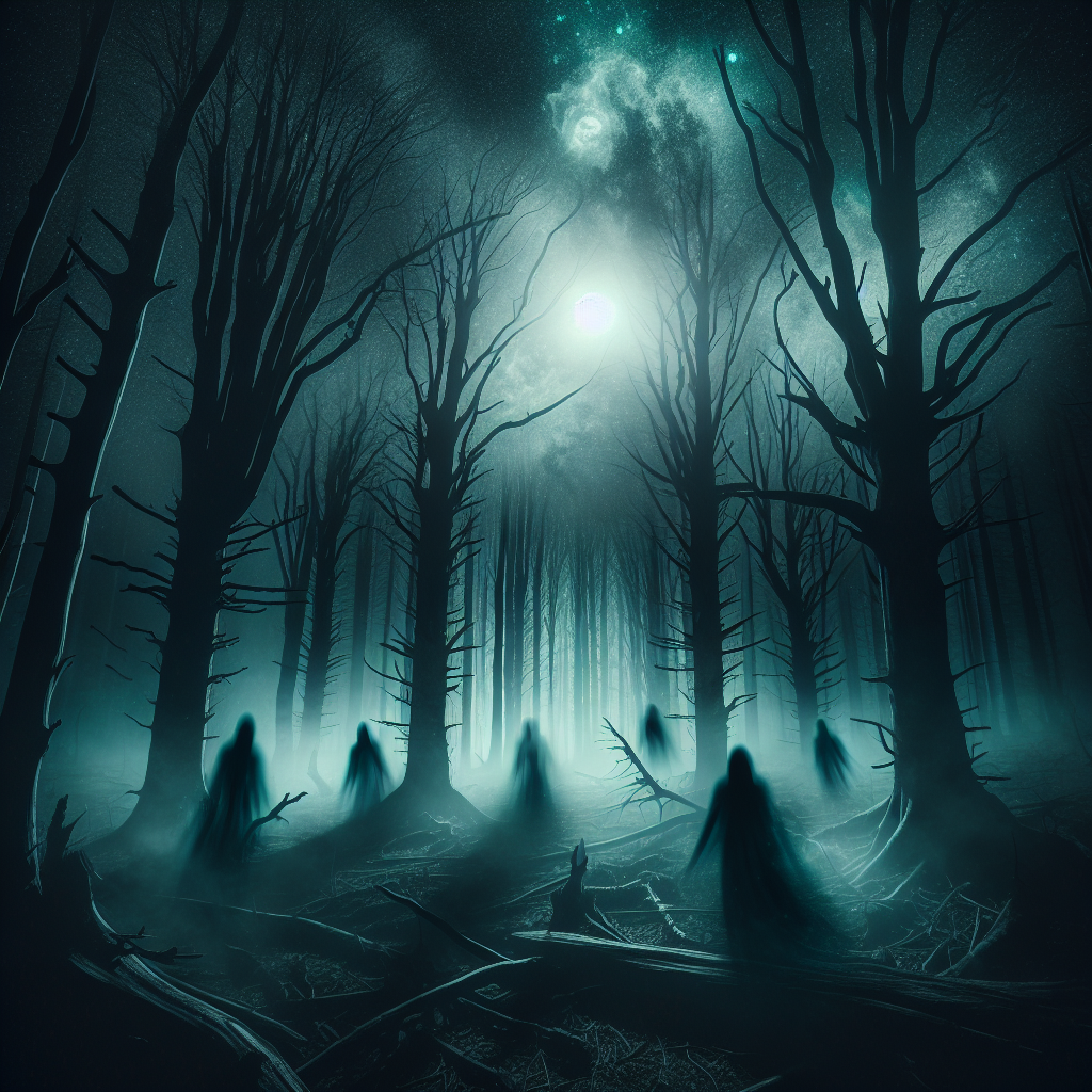 Whispers of the Abyss: A Haunting Nightscape