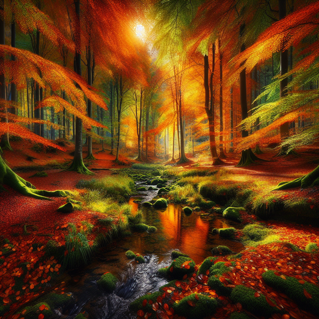 Serenity of the Autumn Forest