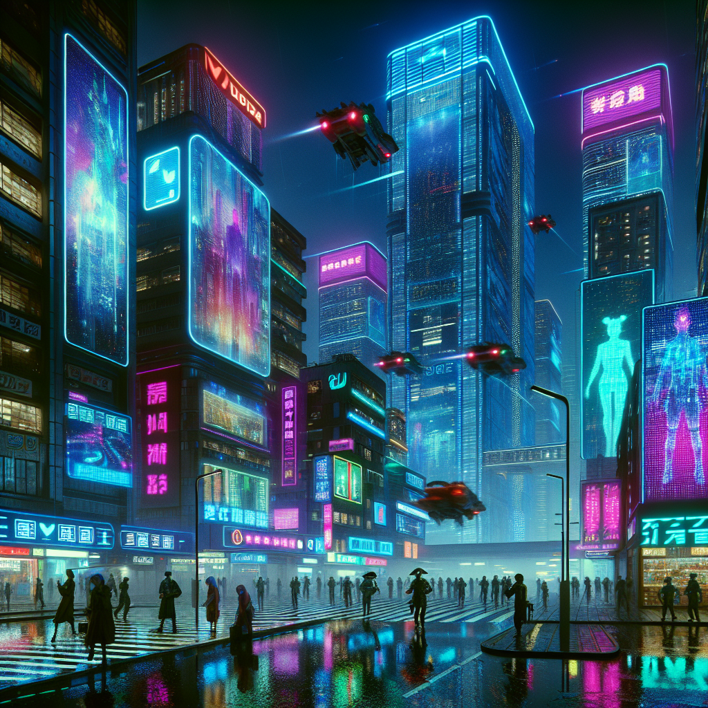 Neon Cyberpunk Cityscape