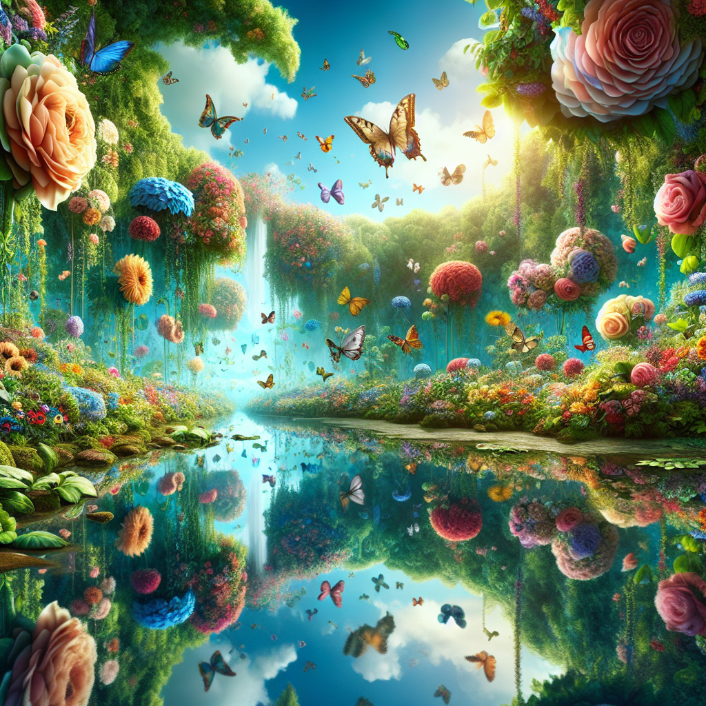 Ethereal Dreamscapes: The Floating Garden
