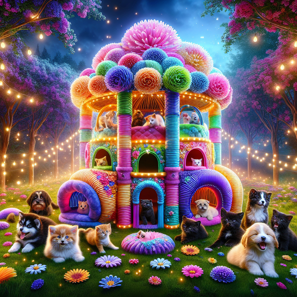 Whimsical Wonderland Pet Playhouse