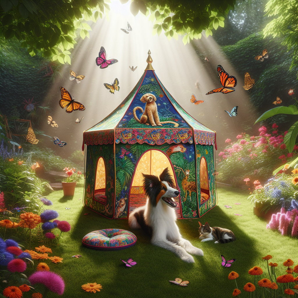 Pawtastic Adventure Pet Tent