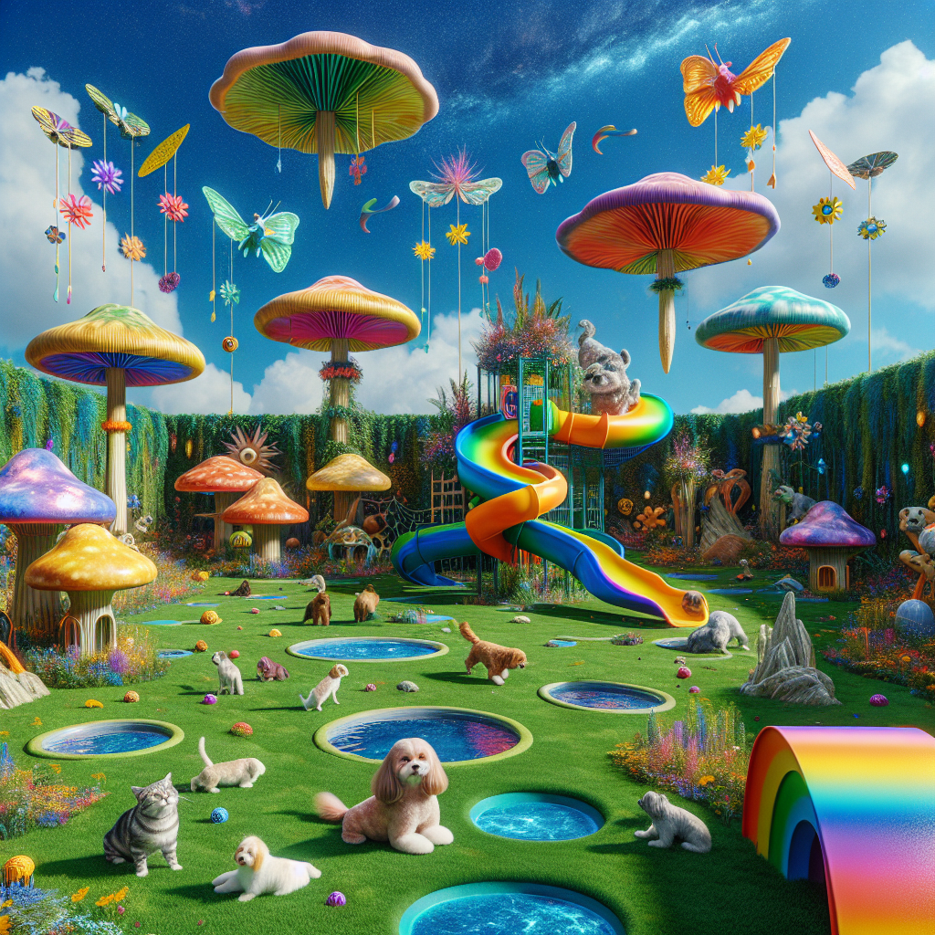 Whimsical Wonderland Pet Playground