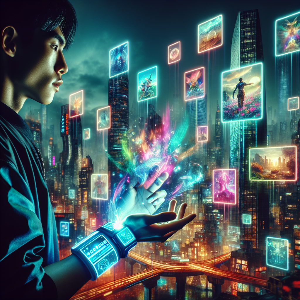 Neon Mirage: The Holo-Emissary