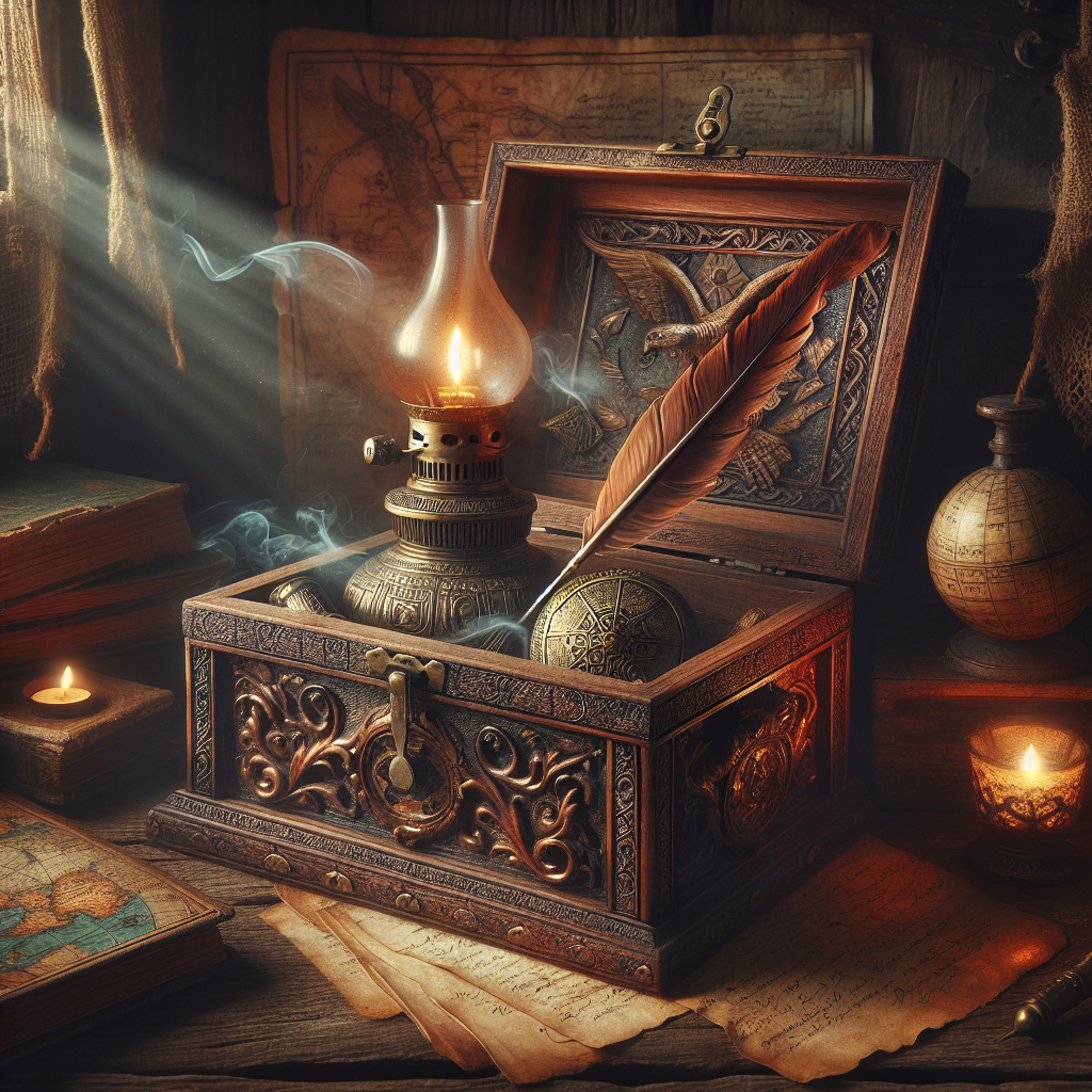 Chronicles of Time: The Vintage Curiosity Box