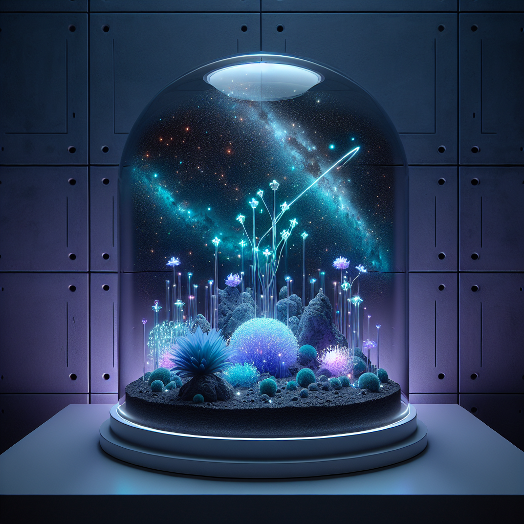 Galactic Garden: Cosmic Flora Terrarium