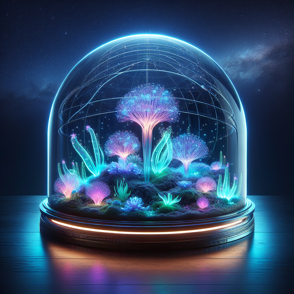 Celestial Garden: The Cosmic Flora Terrarium