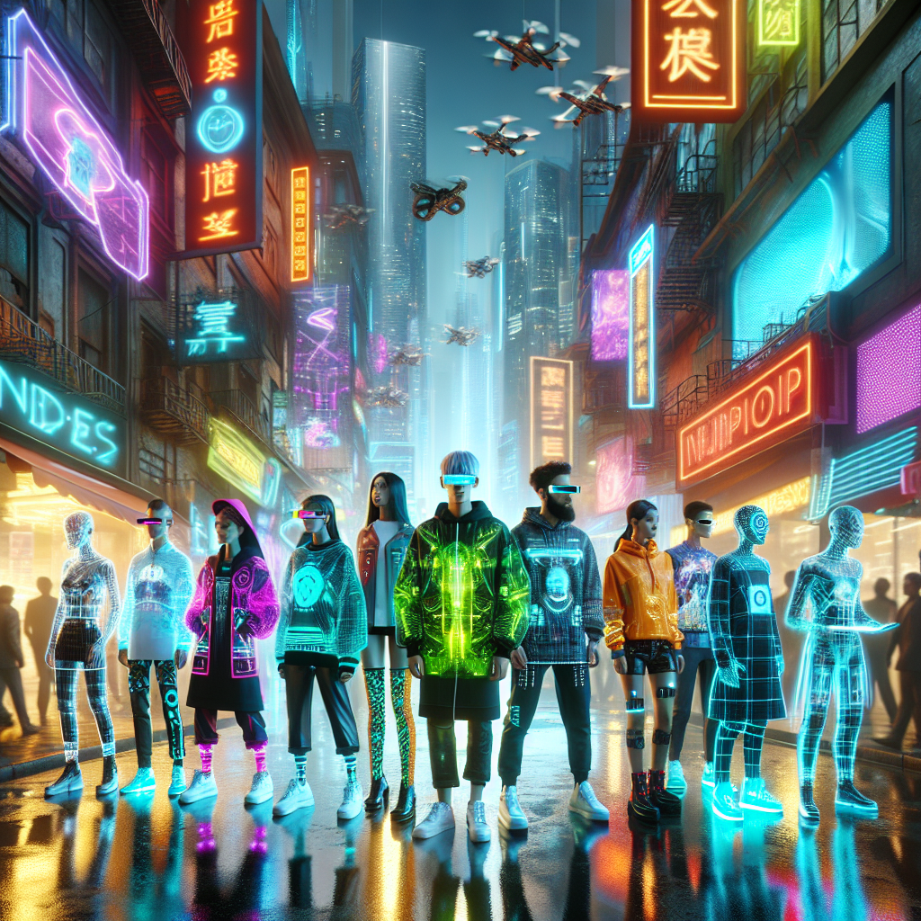 Neon Nexus: Augmented Reality Streetwear