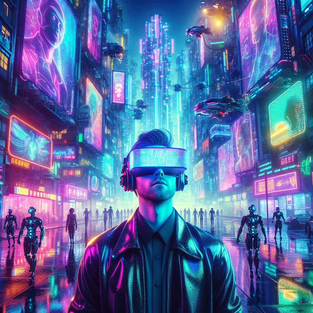 Neon Dreamscape VR Visor