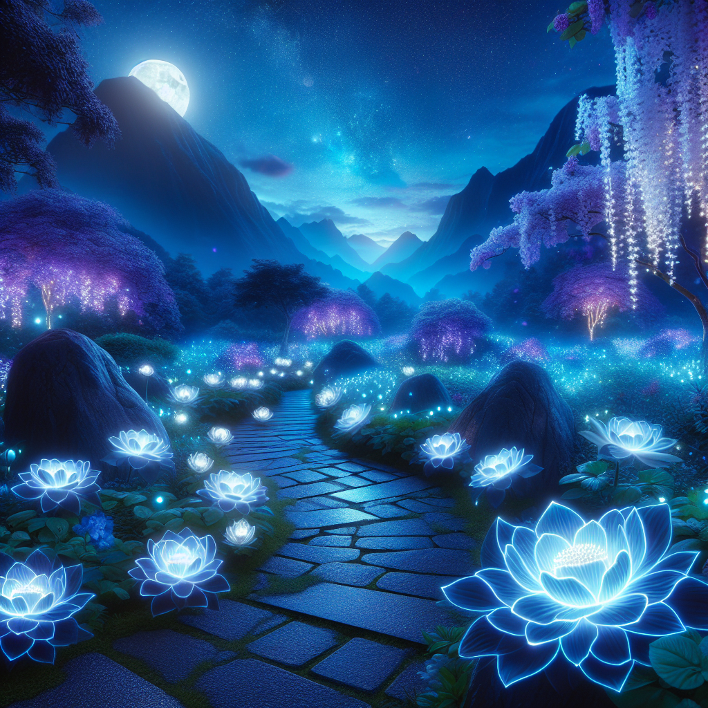 Celestial Blossom: The Night Garden
